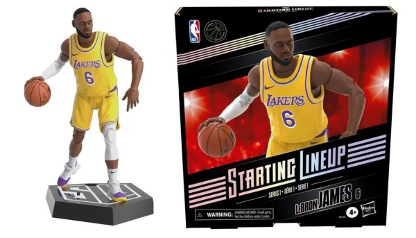Hasbro NBA Starting Lineup Series 1 LeBron James Figurka Kolekcjonerska F8179