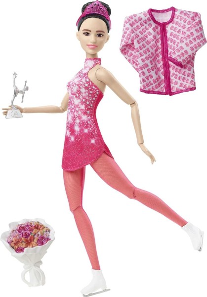 Mattel Barbie Sporty Zimowe Łyżwiarka HCN30 HHY27
