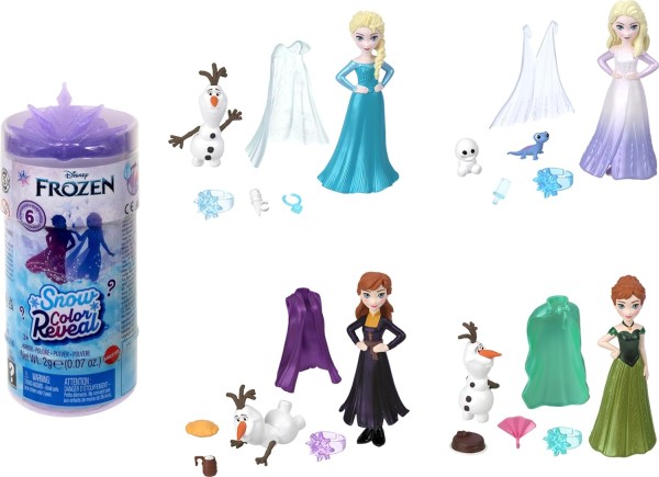 Mattel Kraina Lodu Frozen Snow Color Reveal HMB88