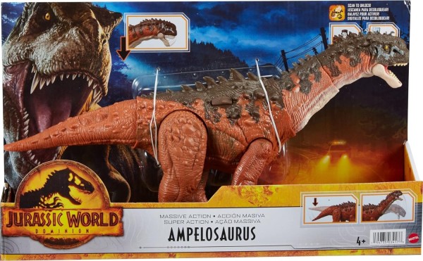 Mattel Jurassic World Ruchomy Dinozaur Ampelosaurus HDX50