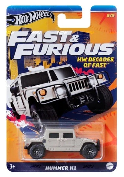 Mattel Hot Wheels Fast & Furious Decades of Fast Hummer H1 HNR88 HRW45