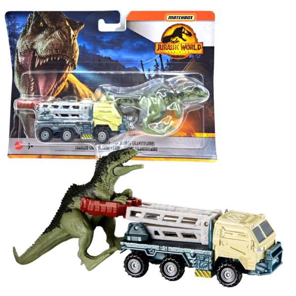 Mattel Matchbox Jurassic Park Giganotosaurus Lader FMY31 HBH86